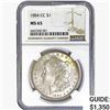 Image 1 : 1884-CC Morgan Silver Dollar NGC MS65