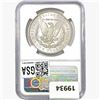 Image 2 : 1884-CC Morgan Silver Dollar NGC MS65