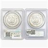 Image 2 : [2] Morgan Silver Dollars NGC/PCGS MS63 [1883-O, 1