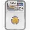 Image 2 : 1911-D $2.50 Gold Quarter Eagle NGC AU58 Weak D