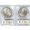 Image 2 : 1922-D Set [2] Silver Peace Dollar PCGS MS61