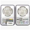 Image 2 : [2] Morgan Silver Dollars NGC MS63 [1884-O, 1886]
