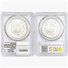 Image 2 : [2] Morgan Silver Dollars PCGS/NGC MS63 [1883-O, 1