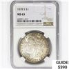 Image 1 : 1878-S Morgan Silver Dollar NGC MS63