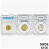 Image 1 : 1925-1956 [3] 1 1C, 2 25C ICG/PCGS MS65
