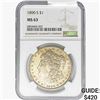 Image 1 : 1890-S Morgan Silver Dollar NGC MS63