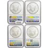 Image 2 : 1995-2016 [4] Silver Eagle NGC MS