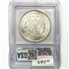 Image 2 : 1921 Morgan Silver Dollar ICG MS65