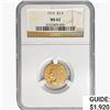 Image 1 : 1915 $2.50 Gold Quarter Eagle NGC MS62