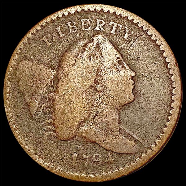 1794 Liberty Cap Half Cent NICELY CIRCULATED