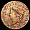 Image 1 : 1817 Coronet Head Large Cent NICELY CIRCULATED