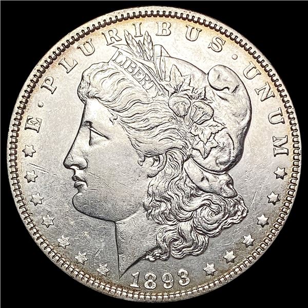 1893 Morgan Silver Dollar CLOSELY UNCIRCULATED