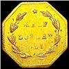 Image 2 : 1870 Octagonal California Gold Half Dollar CHOICE AU