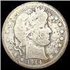 Image 1 : 1914-S Barber Quarter NICELY CIRCULATED