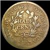 Image 2 : 1804 Draped Bust Half Cent NICELY CIRCULATED