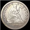 Image 1 : 1876-CC Seated Liberty Quarter LIGHTLY CIRCULATED