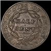 Image 2 : 1828 Classic Head Half Cent NICELY CIRCULATED