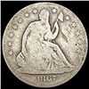 Image 1 : 1867-S Seated Liberty Half Dollar NICELY CIRCULATED