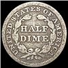 Image 2 : 1841 Seated Liberty Half Dime NICELY CIRCULATED