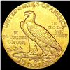 Image 2 : 1909 $2.50 Gold Quarter Eagle CLOSELY UNCIRCULATED