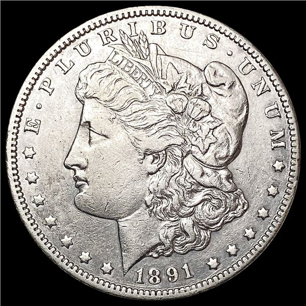 1891-CC Morgan Silver Dollar CLOSELY UNCIRCULATED