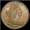 Image 1 : 1806 Draped Bust Half Cent CLOSELY UNCIRCULATED