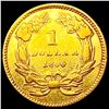 Image 2 : 1860 Rare Gold Dollar CLOSELY UNCIRCULATED