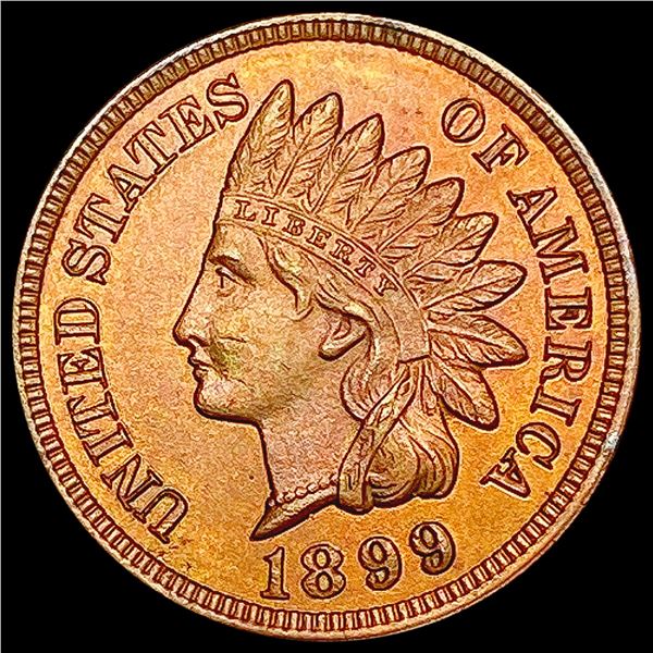 1899 Indian Head Cent GEM BU