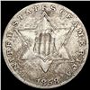 Image 1 : 1858 Silver Three Cent NICELY CIRCULATED