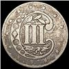 Image 2 : 1858 Silver Three Cent NICELY CIRCULATED