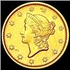 Image 1 : 1852 Rare Gold Dollar CHOICE AU