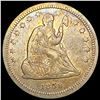 Image 1 : 1859 Seated Liberty Quarter LIGHTLY CIRCULATED