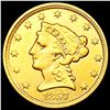 Image 1 : 1857 $3 Gold Piece CLOSELY UNCIRCULATED