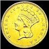 Image 1 : 1861 Rare Gold Dollar CLOSELY UNCIRCULATED