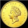 Image 1 : 1854 Rare Gold Dollar CLOSELY UNCIRCULATED