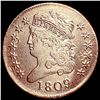 Image 1 : 1809 Classic Head Half Cent CLOSELY UNCIRCULATED