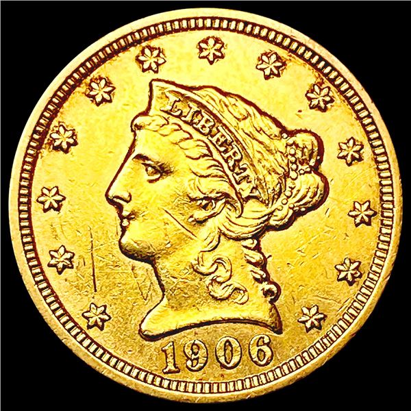 1906 $3 Gold Piece UNCIRCULATED