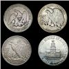 Image 2 : [4] Varied US Half Dollars (1858, 1934, 1935, 1976-S) CLOSELY UNCIRCULATED