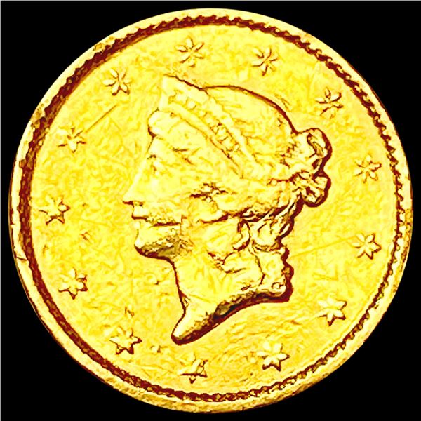 1849 Rare Gold Dollar NEARLY UNCIRCULATED
