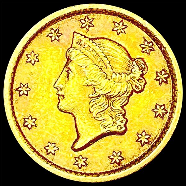 1853-O Rare Gold Dollar CLOSELY UNCIRCULATED