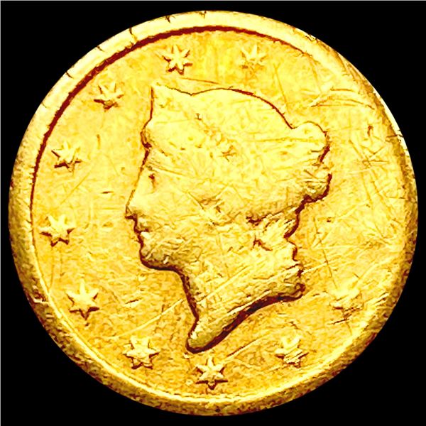 1849 Rare Gold Dollar CLOSELY UNCIRCULATED