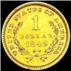Image 2 : 1849 Rare Gold Dollar UNCIRCULATED