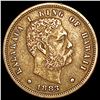 Image 1 : 1883 Kingdom of Hawaii Dime LIGHTLY CIRCULATED