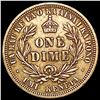 Image 2 : 1883 Kingdom of Hawaii Dime LIGHTLY CIRCULATED