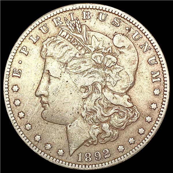 1892-S Morgan Silver Dollar LIGHTLY CIRCULATED