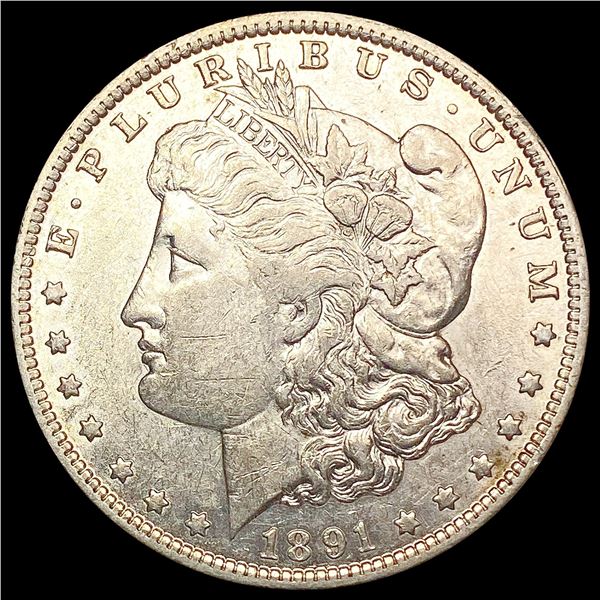 1891-O Morgan Silver Dollar CLOSELY UNCIRCULATED