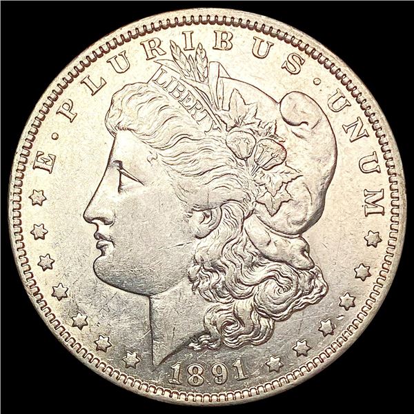 1891-O Morgan Silver Dollar CLOSELY UNCIRCULATED