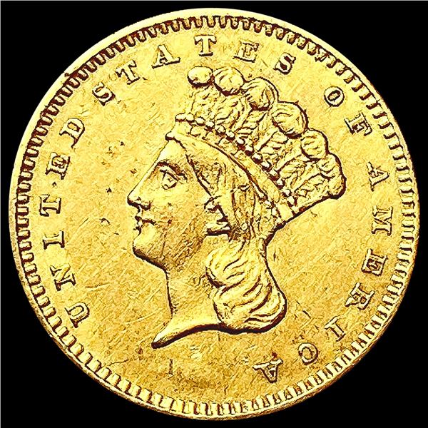 1856 Rare Gold Dollar CHOICE AU