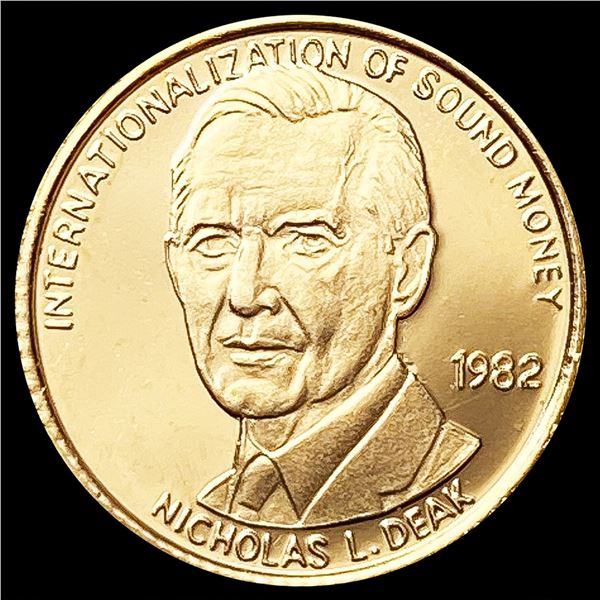 1982 GSC 1/20oz Gold G.05 Token GEM PROOF