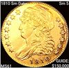 Image 1 : 1810 Sm Date Sm 5 $5 Gold Half Eagle UNCIRCULATED